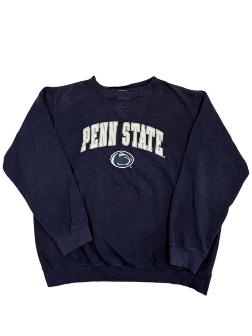 Penn State Navy Blue Crewneck Sweatshirt Preppy Downtown Girl Casual Streetwear